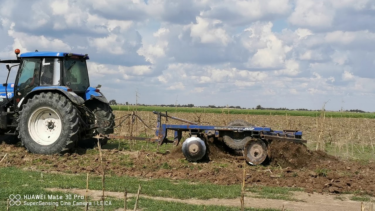 تحضير الأرض لزراعه الدخن