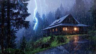Perfect Rain Sounds For Sleeping - Intense Rainstorm for Deep Sleep Relaxation