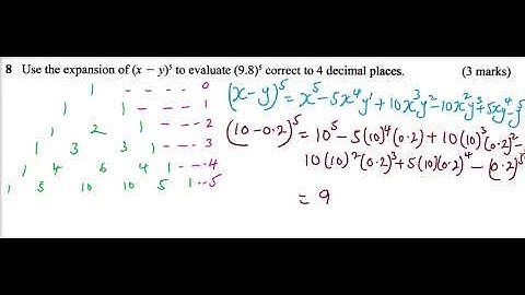 2015 KCSE MATHEMATICS PAPER 2 QUESTION 8 application of binomial expansion