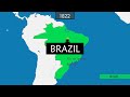 The history of brazil  summary on a map