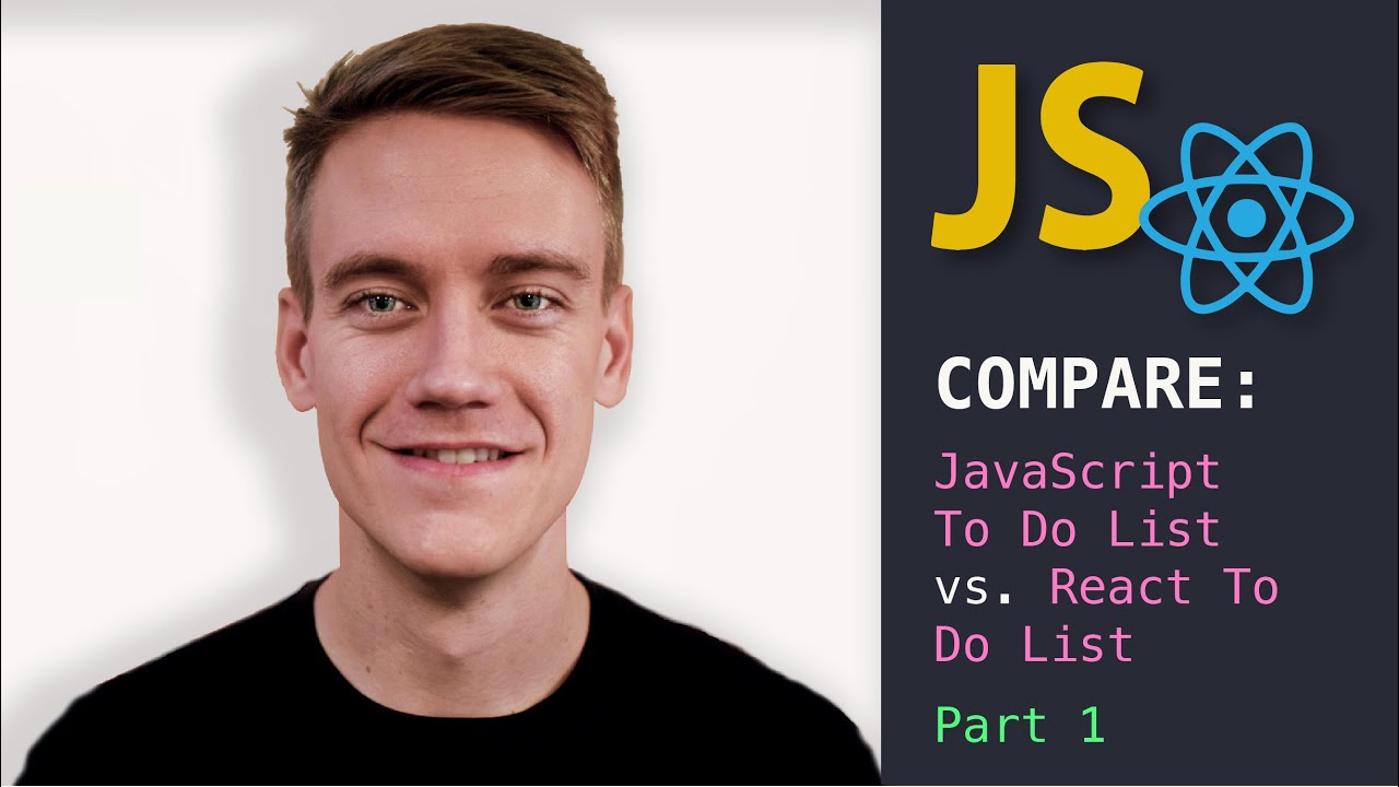 JavaScript To Do List vs React To Do List - YouTube