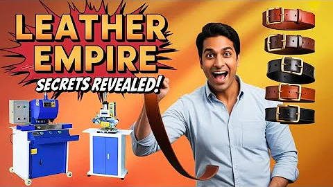 Start a PROFITABLE Leather Belt Business at Home || Small Manufacturing Business