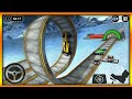 impossible farmula car stunt racing tracks gameplay