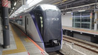 JR東日本E353系 特急あずさ25号 松本行 JR中央線快速 新宿発車