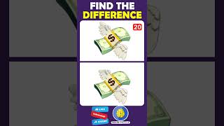 Find The Difference Picture Emoji Puzzle Challenge shorts  #shorts