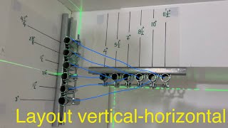 Layout Of Six Rolling  Offset Conduits Rack(Vertical To Horizontal