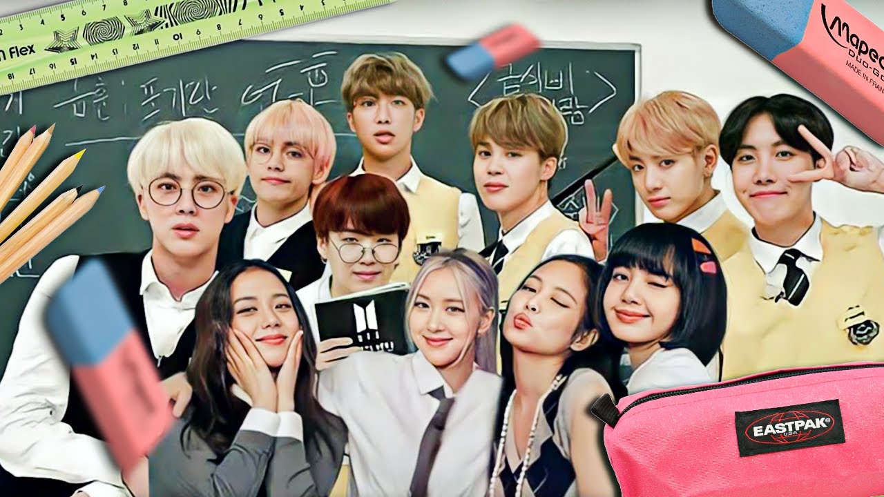 Si BLACKPINK et BTS à l'école était doublé ? 🏫🤣 PARODIE