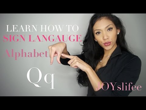 Learn how to SIGN LANGUAGE / Alphabet [ ABC ] - YouTube