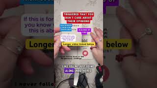 Triggered That You Dont Care needthismessage divineguidance intuitivecards