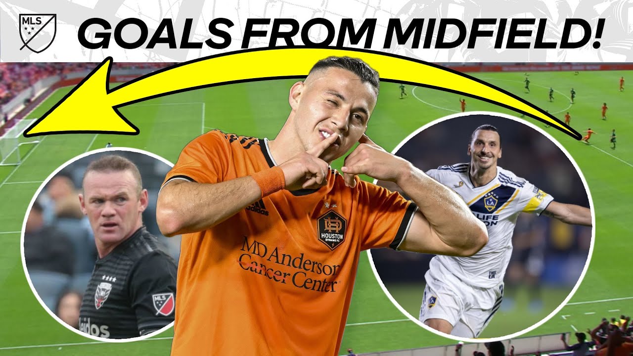 Best Goals from Midfield! Wayne Rooney, David Beckham and More!