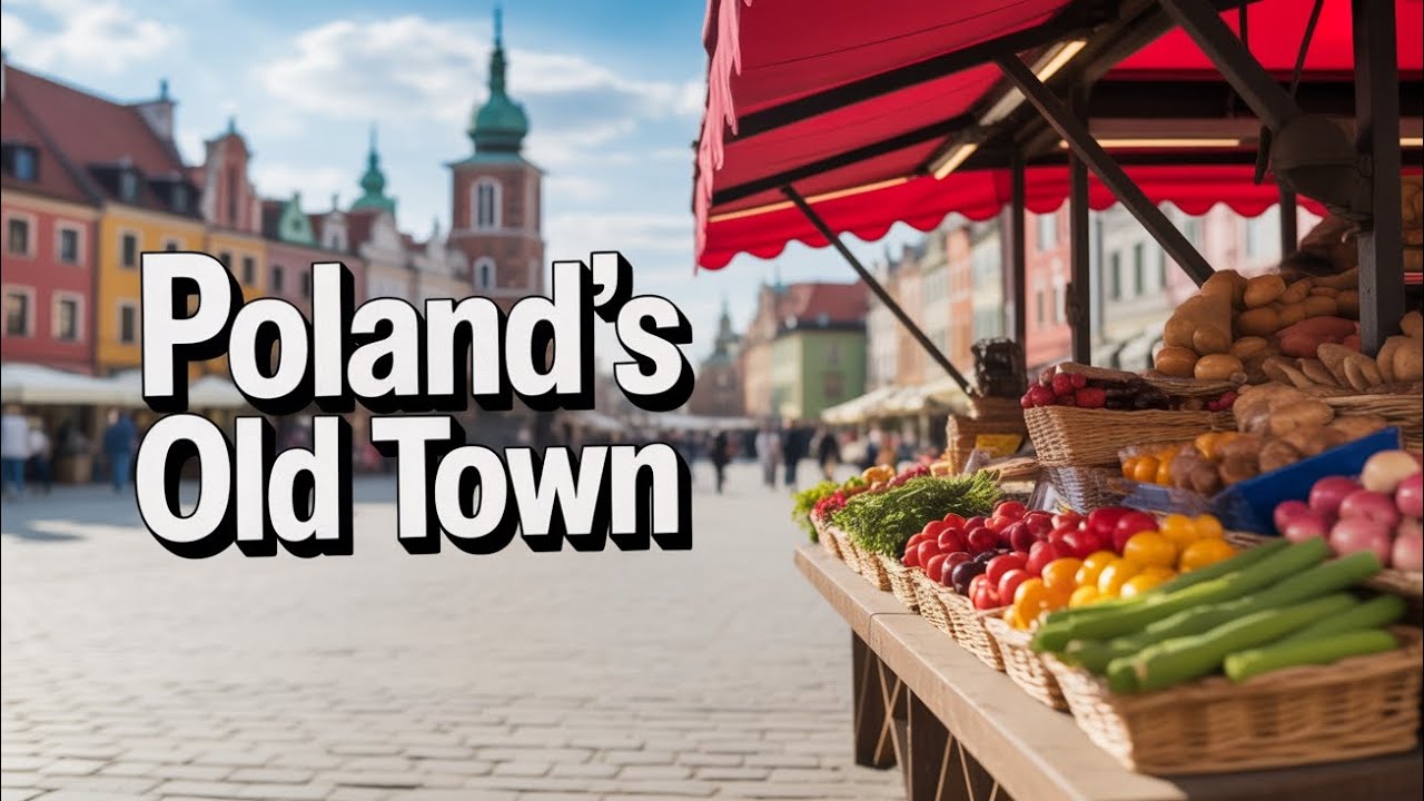 🚶🏙️🏯 walking old town Warsaw Poland 🇵🇱