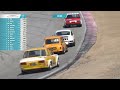 Historic B-Sedan race 1 WeatherTech Raceway Laguna Seca 2022
