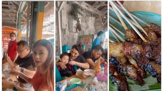 Aurel Hermansyah Kuliner Sate Maranggi di Bandung