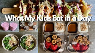 WHAT MY KIDS EAT IN A DAY | Day 42