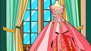 Soft-Inspirational-Background  Music.Princess dress-2 Colorscapes-Coloring by number. screenshot 5