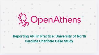 University of North Carolina Charlotte API Case Study | OpenAthens Reporting API series