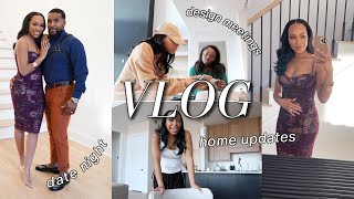 VLOG: Date Night, Design Meeting, New Dining Chairs & Why I'm Over The Renovations!