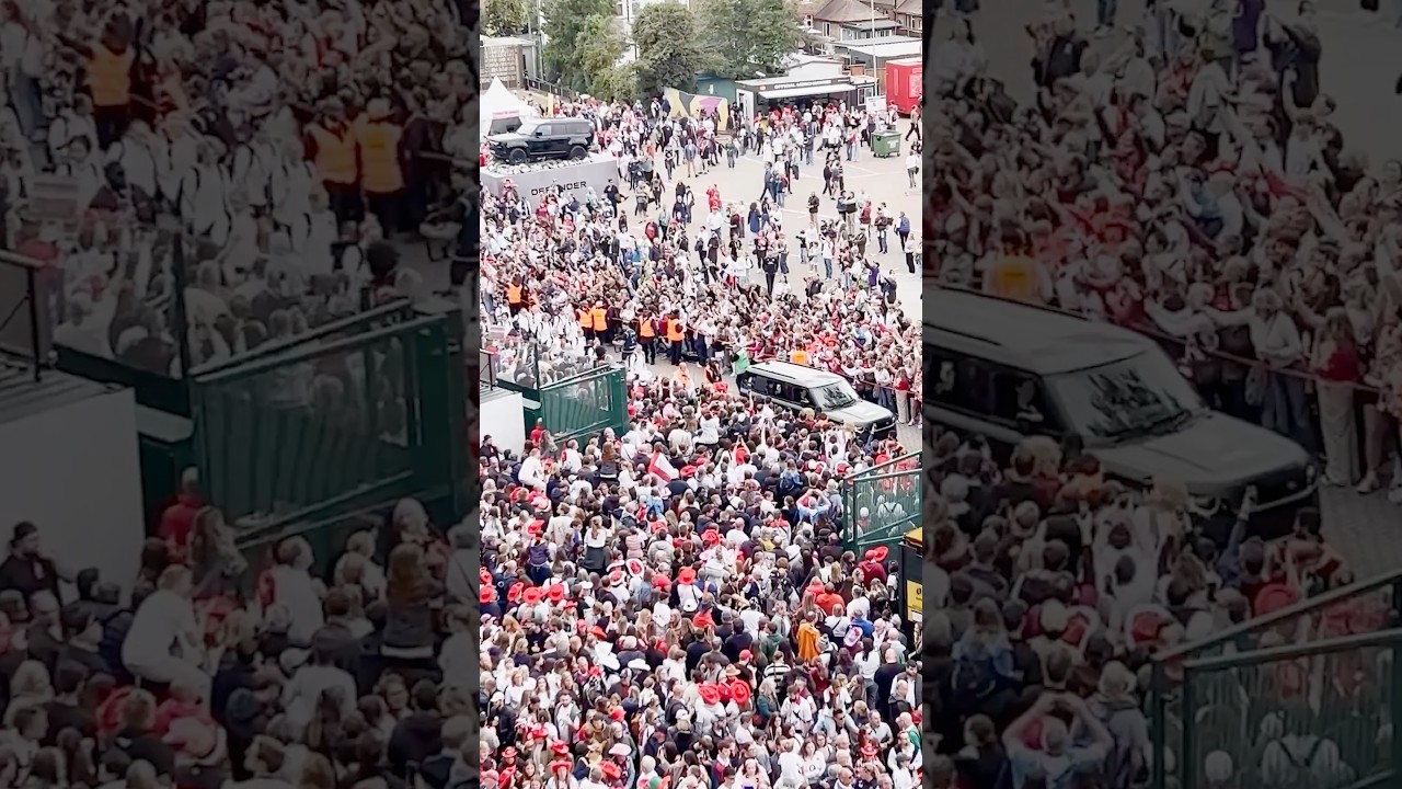 Red Roses fans TURNED UP for the Rugby World Cup final! 🤩 | @o2ukofficial | #WearTheRose