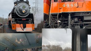 Holiday express 2019 FT: SP 4449 and holiday express ride