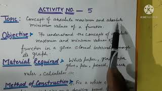 maths lab activity for class 12/ CBSE