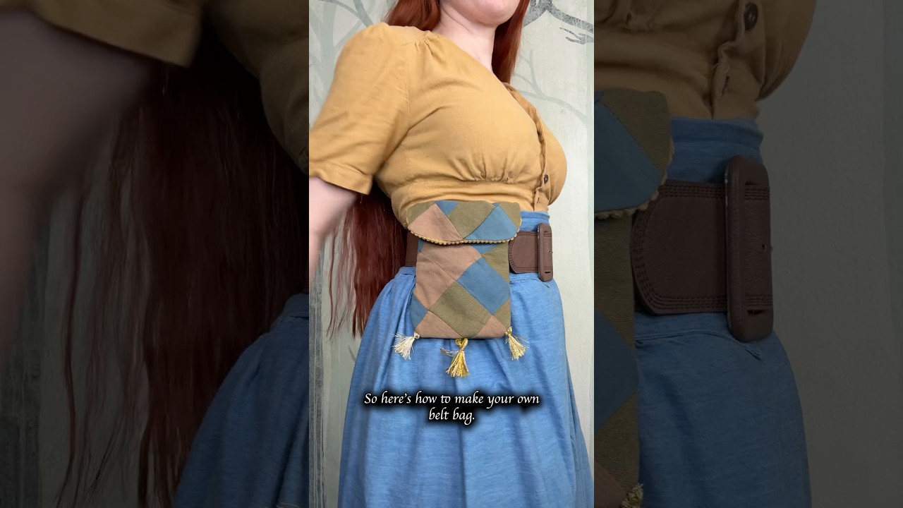 How to make a whimsical belt bag ✨