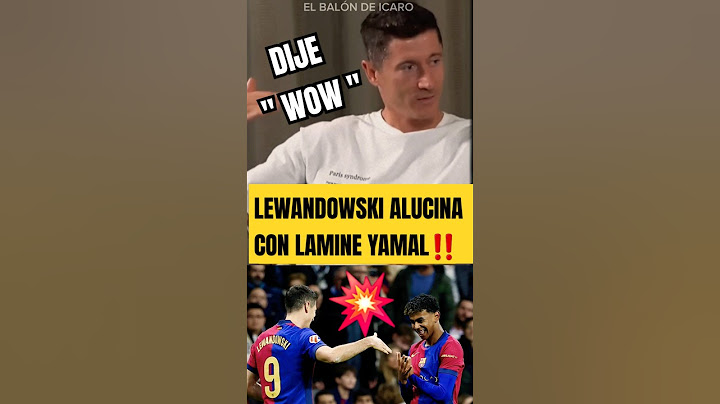 ‼️LEWANDOWSKI ALUCINA CON LAMINE YAMAL #fcbarcelona #laliga #futbol #shorts
