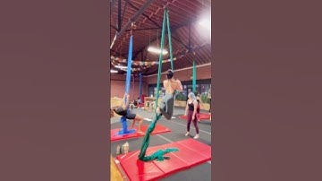 Fall for Me Slowly: P.5 Single foot lock, full commitment, questionable core control  #aerialsilks
