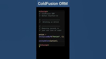 ColdFusion ORM Mastery Entity Deletion in Seconds!