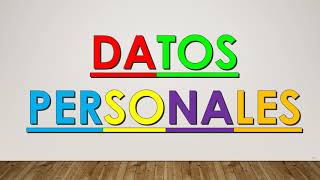 Mis Datos Personales