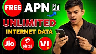 Bina Recharge Free Internet Kaise Chalaye? | Jio, Airtel, Vi, BSNL Free Data 2026🔥