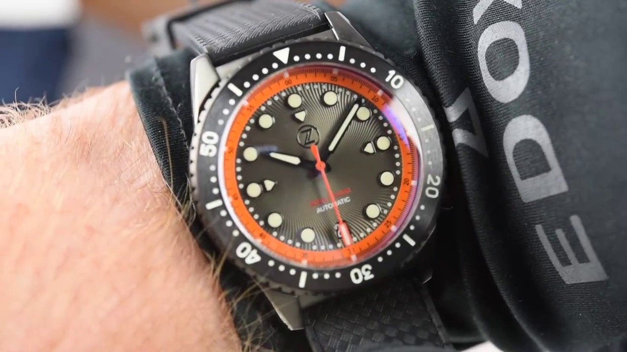 Zelos V2 Mako 500 PVD Orange - SeriousWatches.com