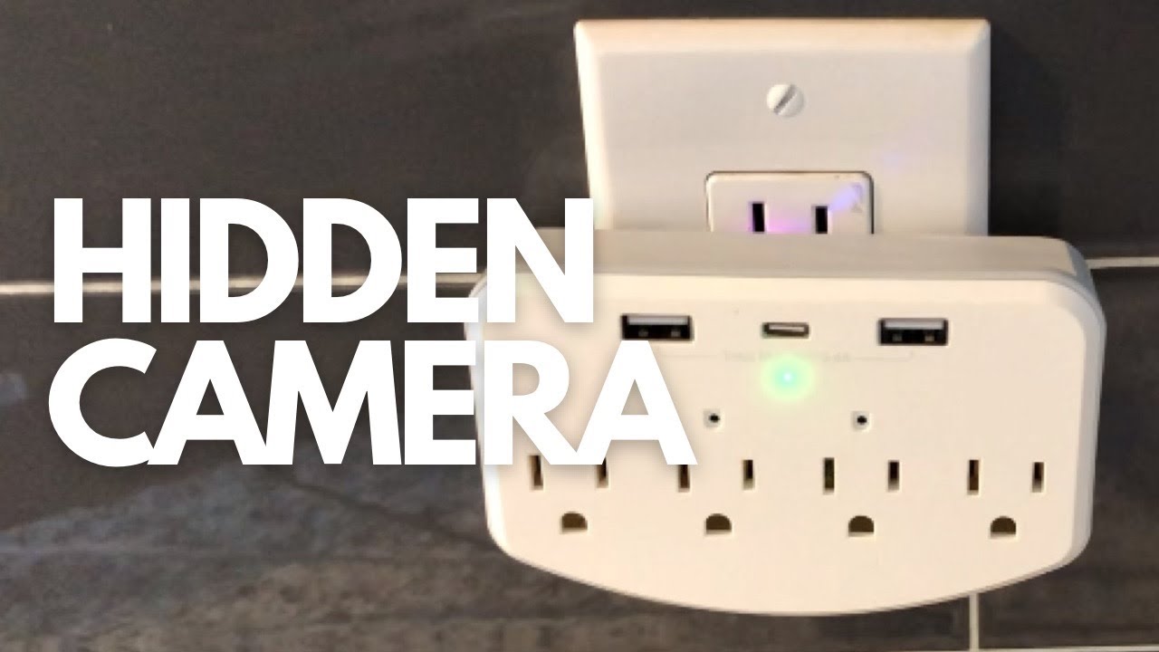 Hidden Camera Wall Charger Wireless For Home Security Secret Camera