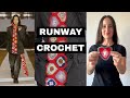 Runway Crochet: Stella McCartney 2026 motivo de coraz&oacute;n tutorial