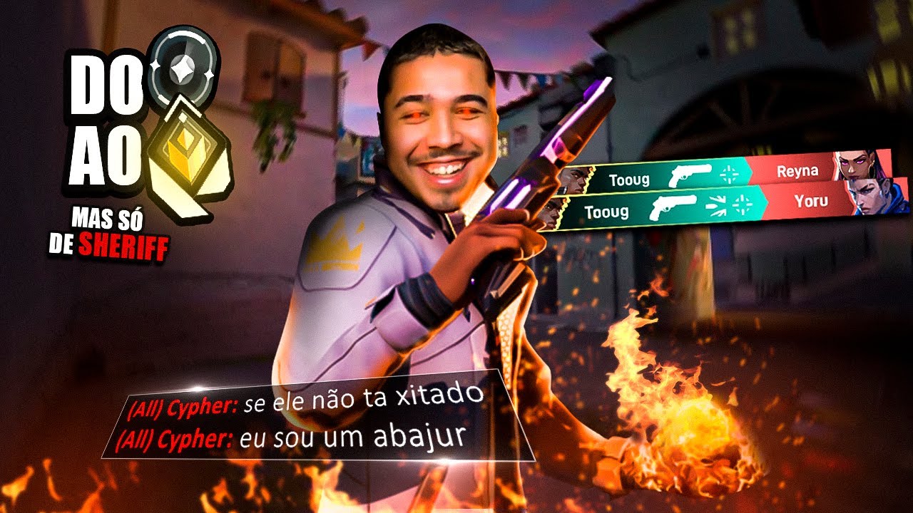 M@TEI 33 SÓ DE SHERIFF NO ASCENDENTE! Ferro ao Radiant ONLY SHERIFF #6 | VALORANT