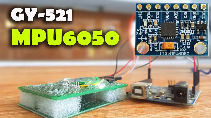 MPU6050 Arduino Wiring, Library, and Code to find the Angle “GY-521”