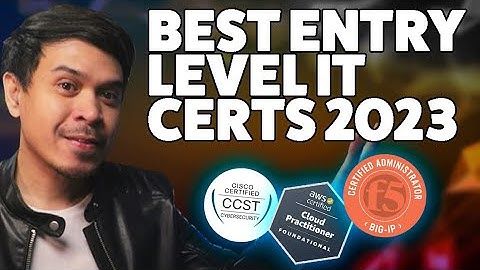 Best Entry Level IT Certifications 2024