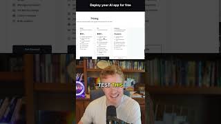 Deploy Your AI-Built App for Free #shorts @JamesPelton