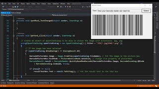 Barcode Scanner using C# windows application screenshot 5