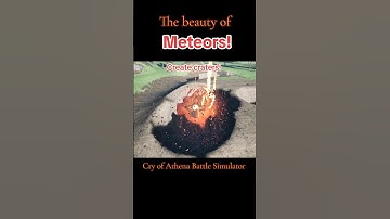 😍 #cryofathena #simulation #simulator #meteor #meteorshower #voxel #landscape #edit