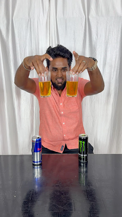 Red bull Vs Monster #youtubeshorts #shortsfeed #food #foodie #entertainement #challenge
