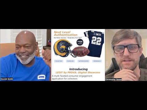 Talking With Emmitt Smith About Prova & Autograph Authentication