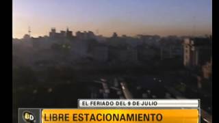 Los servicios en el feriado del 9 de julio - Telefe Noticias