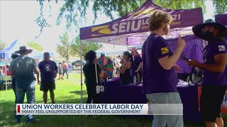 Union workers celebrate Labor Day