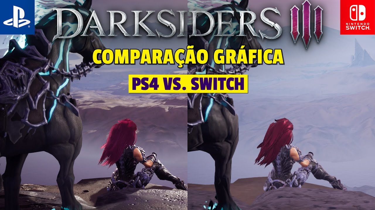 DARKSIDERS 3 | PS4 Vs. Nintendo Switch | Comparação gráfica (Direct-feed gameplay)