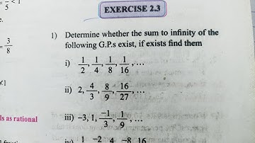 Exercise 2.3 Class 11th Maths 2 Sequence and Series Maharashtra board