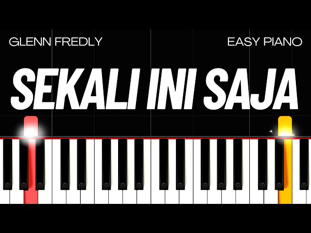 Glenn Fredly - Sekali Ini Saja (EASY PIANO TUTORIAL) class=