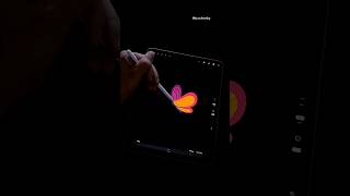 Butterfly Animation in Procreate 🦋😳 #procreate #animation