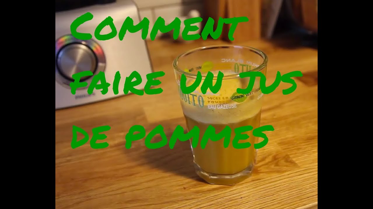 Comment faire un jus de pomme maison - YouTube
