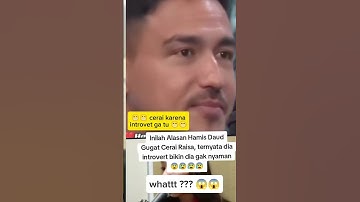 alasan Hamish daud cerai Raisa karena dia introvert orang nya 😁🤣 #raisa #hamishdaud  #cerai