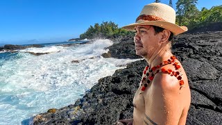 Harvesting Food from a Hawaiians Backyard